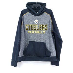 Fanatics Steelers Hooded Sweatshirt Men's Size Large Gray